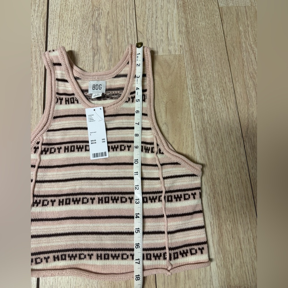 NWT Urban Outfitters Howdy Crocheted Tank - Picture 5 of 6